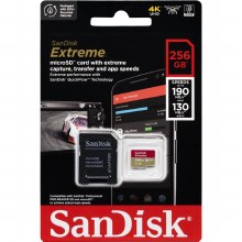 Additional picture of SanDisk  256GB microSDXC UHS-I Extreme PRO A2 U3 V30 Memory Card (200MB/s)
