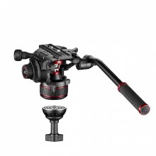 Additional picture of Manfrotto Nitrotech 608 series with 635 Fast Single Leg Carbon Tripod MVK608SNGFC