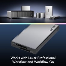 Additional picture of Lexar Professional Workflow Dual-Slot SD UHS-II Card Reader