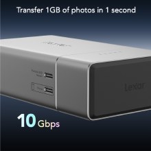 Additional picture of Lexar Professional 2-Bay Workflow Go Module
