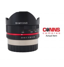 Additional picture of Samyang   8mm F2.8 UMC Fisheye Silver Lens for Fujifilm X Camera (USED)