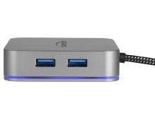 Additional picture of Delock USB Type-C™ Docking Station for Mobile Devices 4K - HDMI / Hub / LAN / PD 3.0 with LED illumination