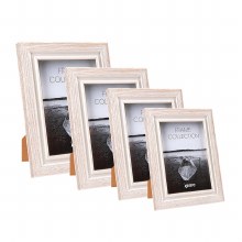 Additional picture of Kenro Emilia Distressed Series 6x4" / 10x15cm White Photo Frame