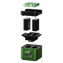 Additional picture of Hahnel ProCUBE2 Dual Battery Charger for Fujifilm