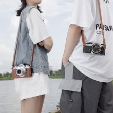 Additional picture of SmallRig 3485 Leather Camera Neck Strap
