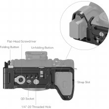 Additional picture of SmallRig 3984 Foldable L-Bracket for Sony Alpha 7R V / Alpha 7 IV / Alpha 7S III