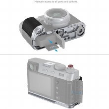 Additional picture of SmallRig 4555 L-Shape Grip for Fujifilm X100VI / X100V Silver