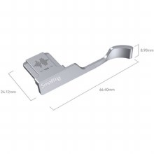 Additional picture of SmallRig 4566 Thumb Grip for Fujifilm X100VI / X100V (Silver)