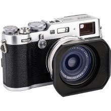 Additional picture of JJC LH-JX100FII Black Lens Hood Replaces FUJI. LH-X100 Lens Hood & AR-X100 Adapter Ring