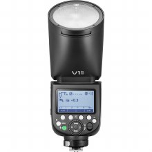 Additional picture of Godox V1Pro-N TTL Li-ion Round Head Camera Flash for Nikon