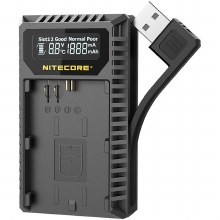 Additional picture of Nitecore UCN3 Pro Compact Dual Battery Charger for Canon LP-E6
