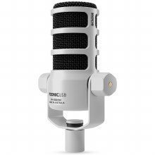 Additional picture of Rode PodMic USB Versatile Dynamic Broadcast Microphone (White)