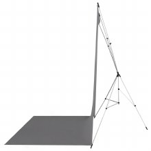 Additional picture of Westcott X-Drop 3-Pack Backdrop Kit with Stand (1.5 x 3.7m) [5' X 12'] (White, Grey, Black)