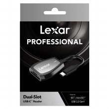 Additional picture of Lexar Professional Dual Slot SD/microSD USB-C Card Reader