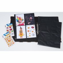 Additional picture of Herma Fotophan transparent photo pockets 10x15 cm portrait black 10 pcs