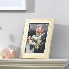 Additional picture of Kenro Emilia Distressed Series 6x4" / 10x15cm White Photo Frame