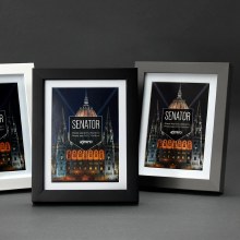 Additional picture of Kenro Senator Series Photo Frame (Gray) (Photo Size With Mount 6x4" / 10x15cm) (Frame Size 7x5" / 13x18cm)