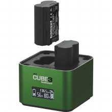 Additional picture of Hahnel ProCUBE 3 Dual Battery Charger for Fujifilm