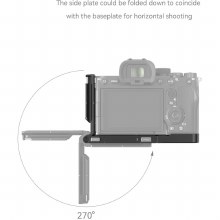 Additional picture of SmallRig 3984 Foldable L-Bracket for Sony Alpha 7R V / Alpha 7 IV / Alpha 7S III