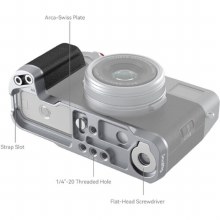 Additional picture of SmallRig 4555 L-Shape Grip for Fujifilm X100VI / X100V Silver