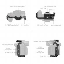 Additional picture of SmallRig 4824 HawkLock Quick Release Cage for Panasonic LUMIX GH7 / GH6