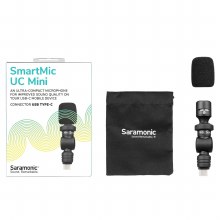 Additional picture of Saramonic SmartMic UC Mini Ultra-Compact Omnidirectional Condenser USB-C Microphone for Smartphones, Tablets & Computers