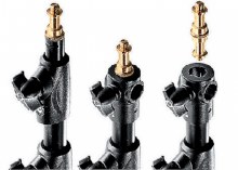 Additional picture of Manfrotto 3 Pack Master Lighting Stand, Aluminium, Air Cushioned Black 1004BAC-3