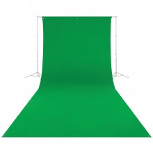 Additional picture of Westcott Wrinkle-Resistant Backdrop (2.7 x 6.1m) [9' x 20'] - Green Screen