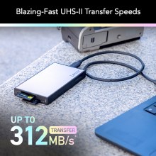Additional picture of Lexar Professional Workflow Dual-Slot SD UHS-II Card Reader