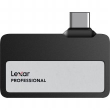 Additional picture of Lexar SL400 1TB Professional GO Portable SSD with Hub (Black)