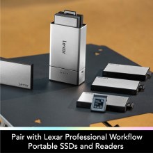 Additional picture of Lexar Professional 2-Bay Workflow Go Module