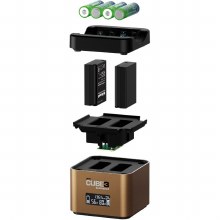 Additional picture of Hahnel ProCUBE 3 Dual Battery Charger for Olympus / OM System