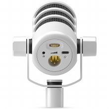 Additional picture of Rode PodMic USB Versatile Dynamic Broadcast Microphone (White)