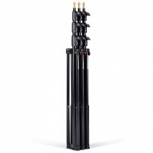 Additional picture of Manfrotto 3 Pack Master Lighting Stand, Aluminium, Air Cushioned Black 1004BAC-3