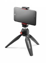 Additional picture of Manfrotto Mini Tripod Black with Universal Smartphone Clamp MKPIXICLAMP-BK