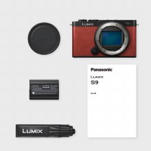 Additional picture of Panasonic LUMIX S9 Red Compact Full-Frame Mirrorless Camera Body