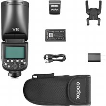 Additional picture of Godox V1Pro-N TTL Li-ion Round Head Camera Flash for Nikon