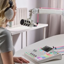 Additional picture of Rode PodMic USB Versatile Dynamic Broadcast Microphone (White)