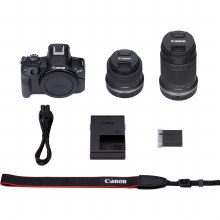 Additional picture of Canon EOS R50 Black Camera with RF-S 18-45mm & 55-210mm Lenses