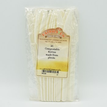 Fairhaven Wholefoods 20 Bio-degradable Knives