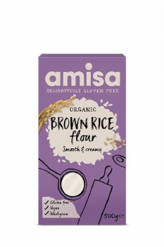Amisa Organic Brown Rice Flour 500g