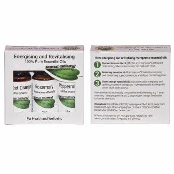 Amour Natural Energising & Revitalising Oils
