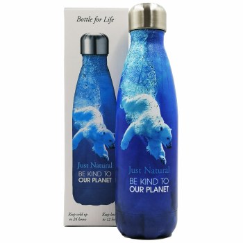 Stainless Steel Drinks Bottle Polar Bear
