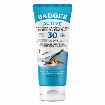 Badger Active Sunscreen Clear Zinc SPF 30