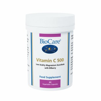 BioCare Vitamin C 500 60 Vegetable Capsules