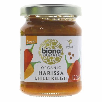 Biona Organic Harissa Relish 125g