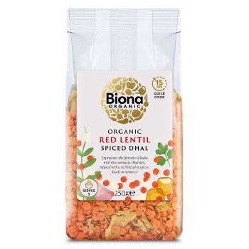 Biona Organic Red Lentil Spiced Dhal