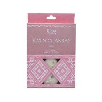 Boho Organics Seven Chakras 12 Tea Lights