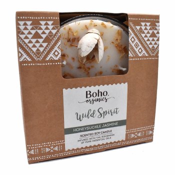 Boho Orgnanics Wild Spirit Honeysuckle Jasmine Candle