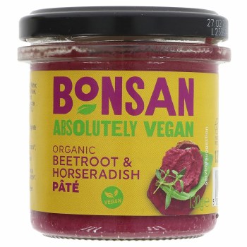 Bonsan Organic Beetroot & Horseradish Pate